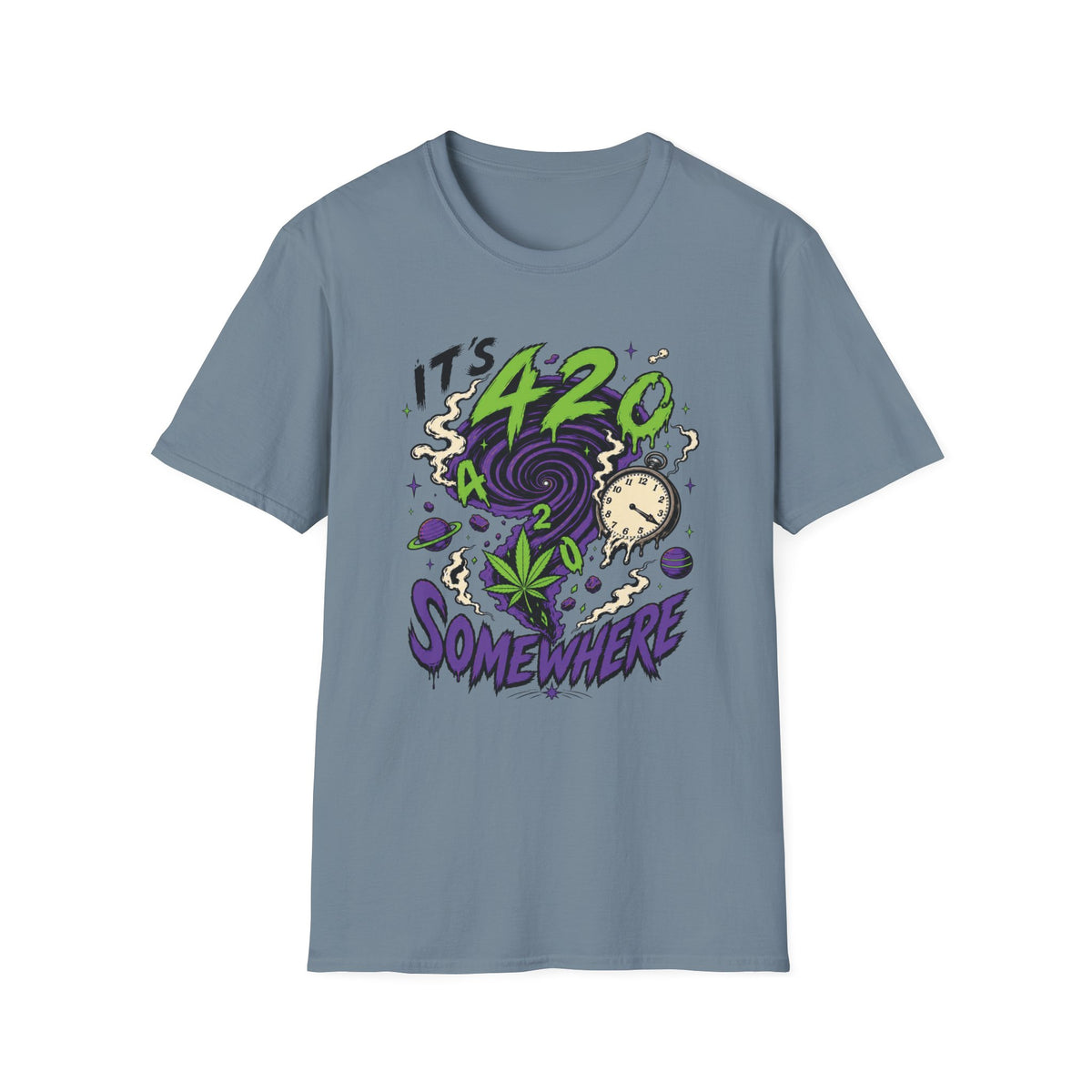 It's 420 Somewhere (Trippy) T-Shirt