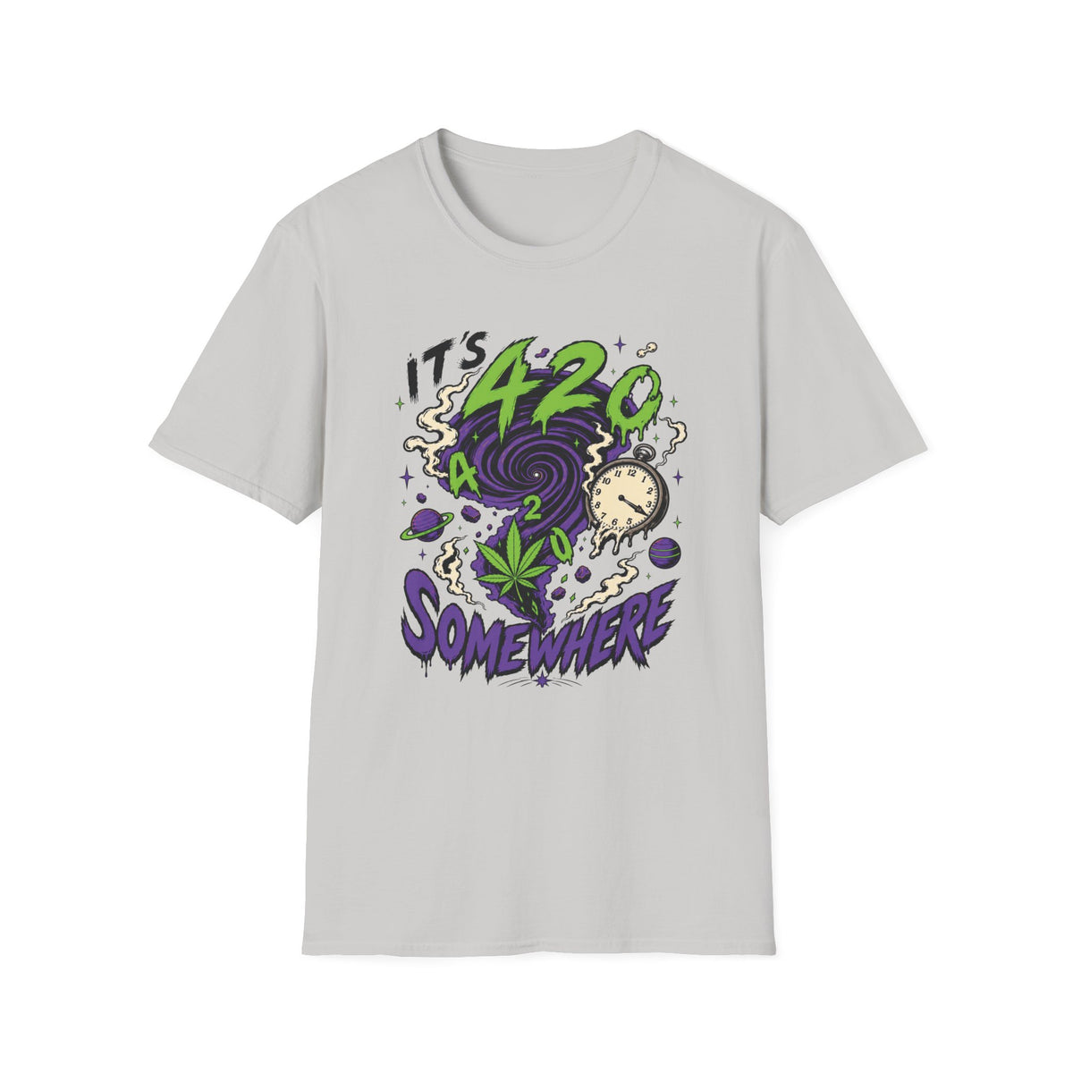 It's 420 Somewhere (Trippy) T-Shirt