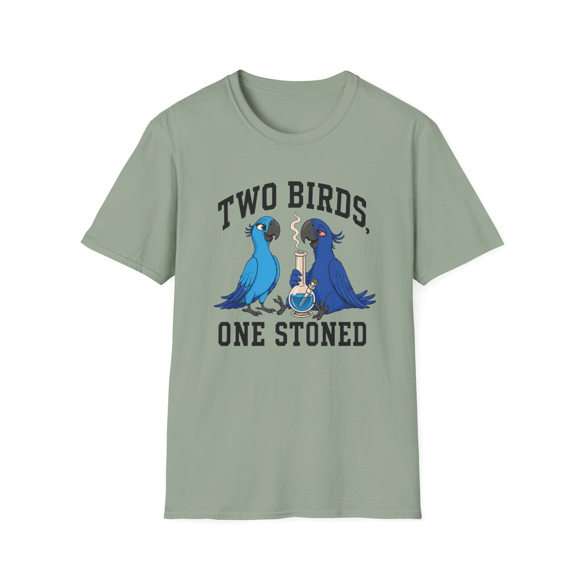 2 Birds 1 Stoned (Parrots) T-Shirt