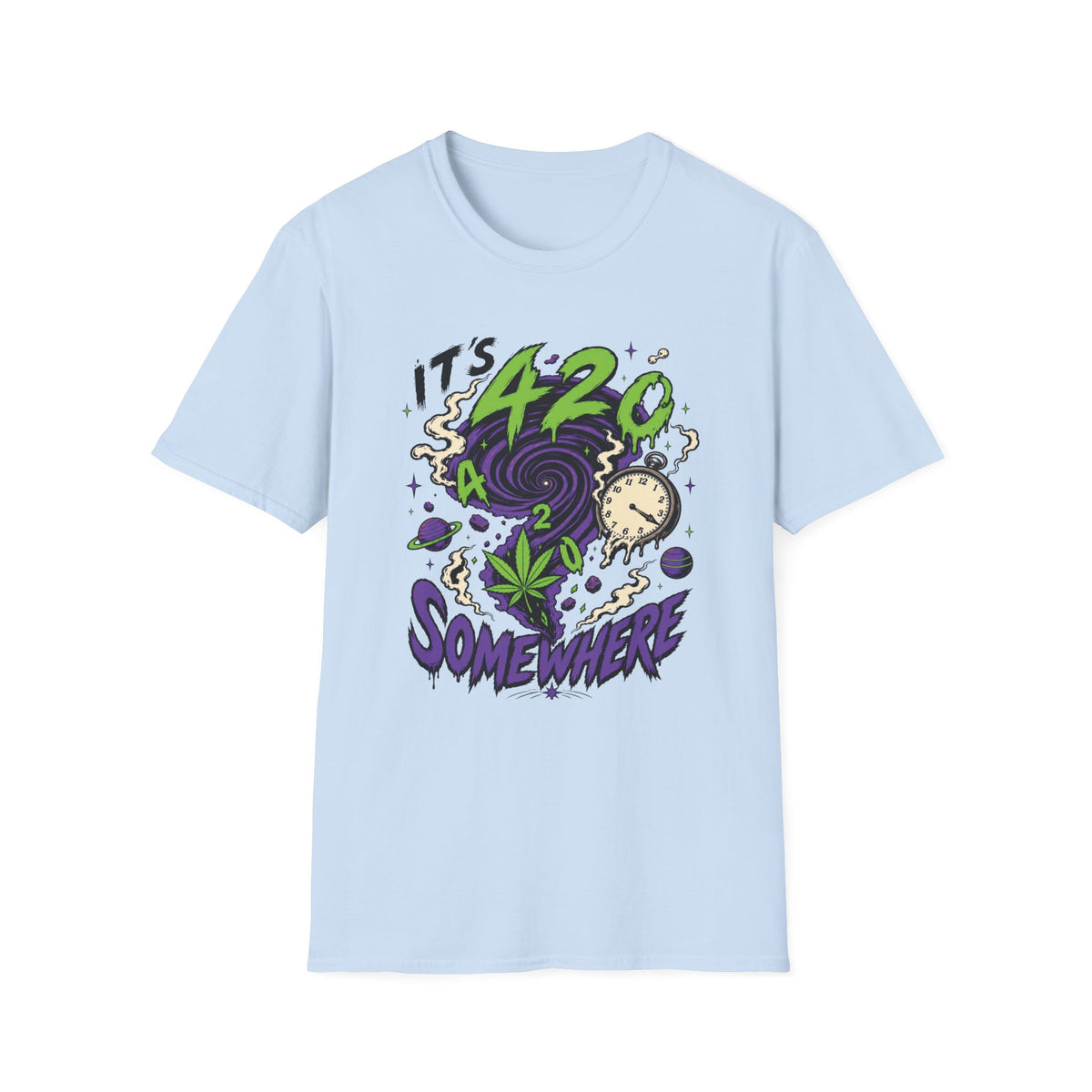 It's 420 Somewhere (Trippy) T-Shirt