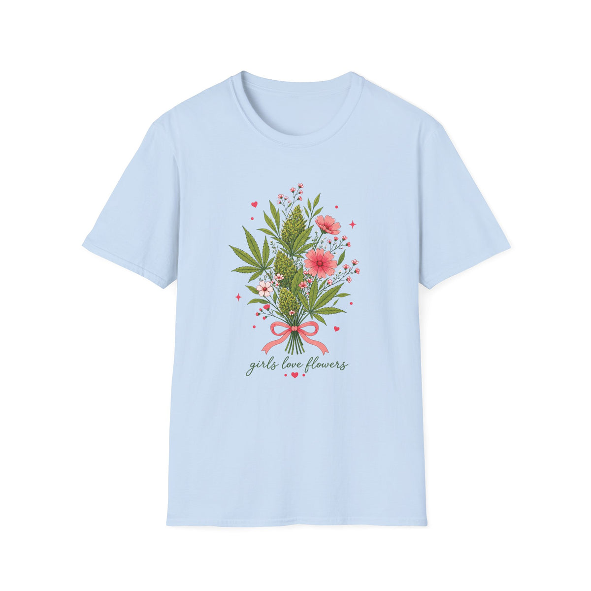 Girls Love Flowers T-Shirt