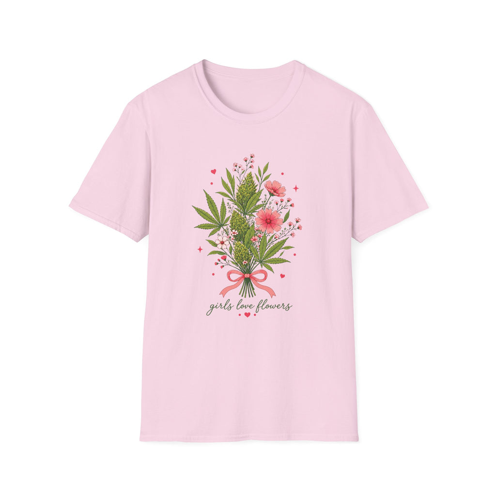 Girls Love Flowers T-Shirt