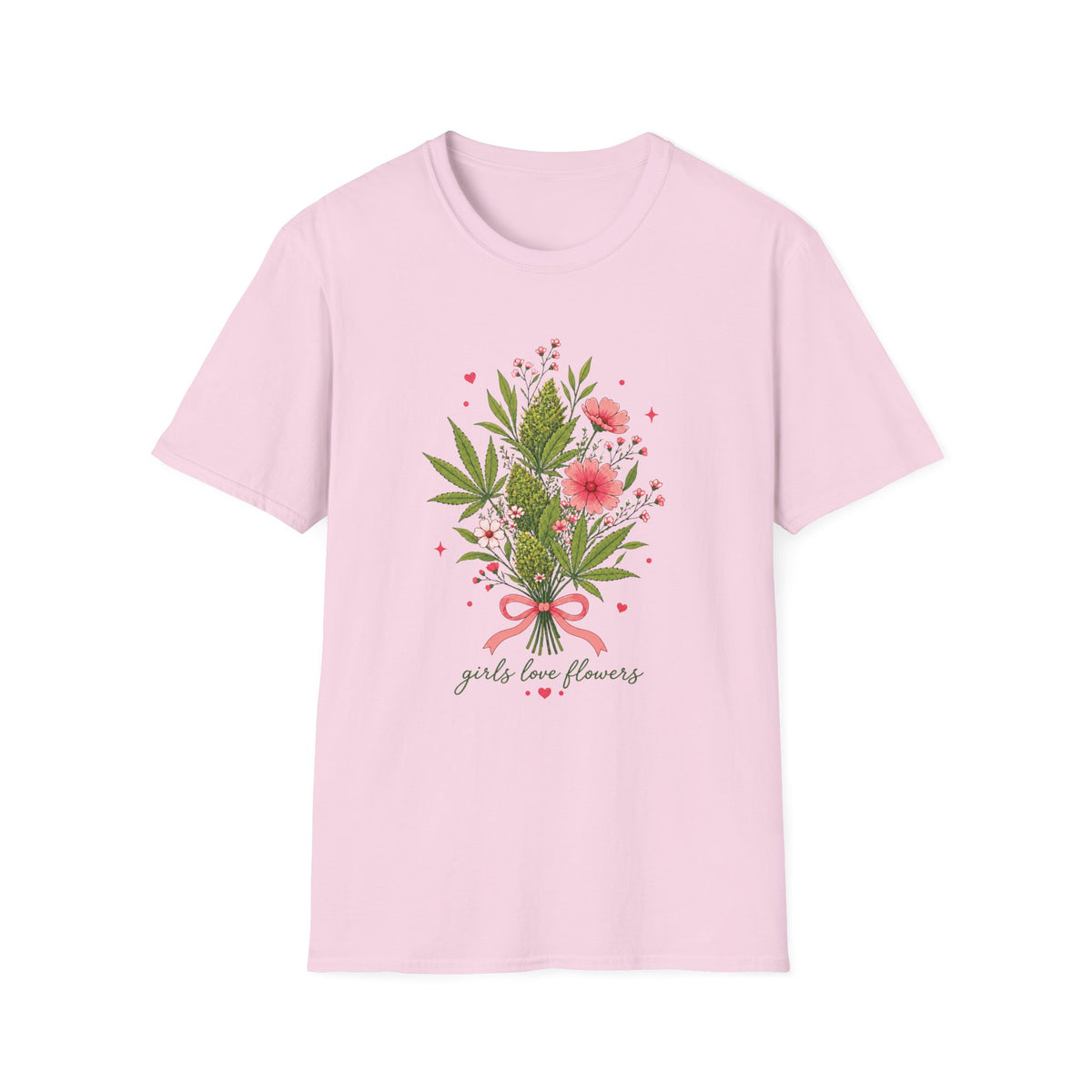 Girls Love Flowers T-Shirt