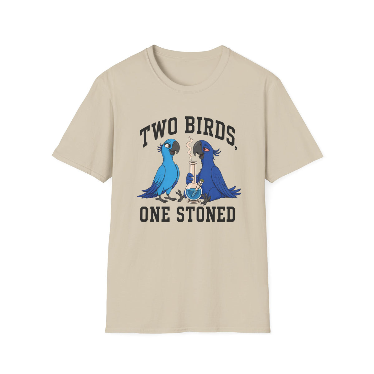 2 Birds 1 Stoned (Parrots) T-Shirt