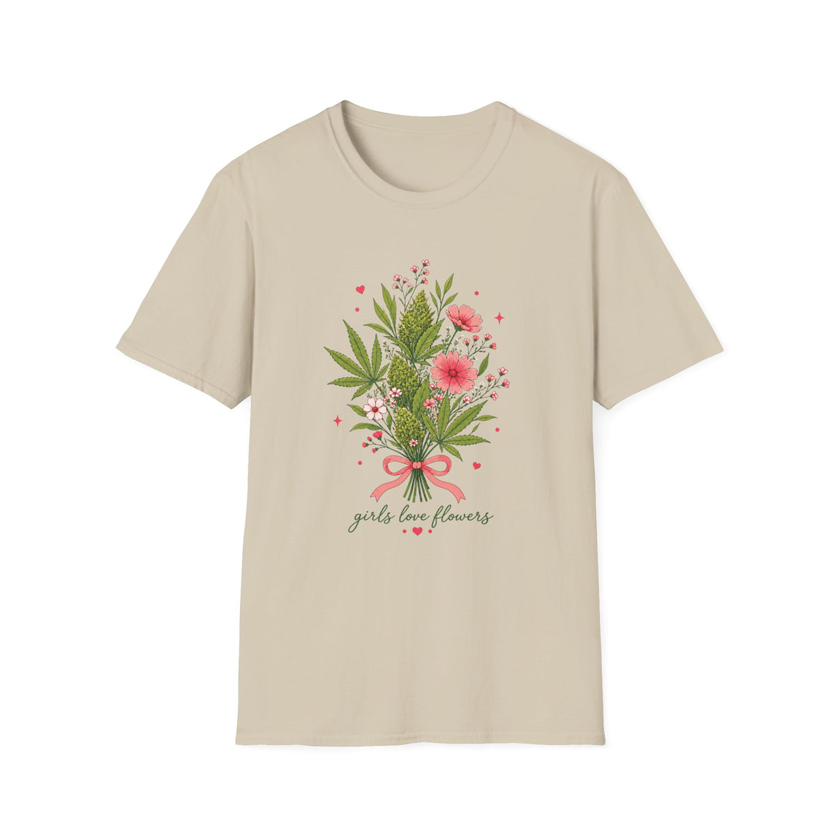 Girls Love Flowers T-Shirt