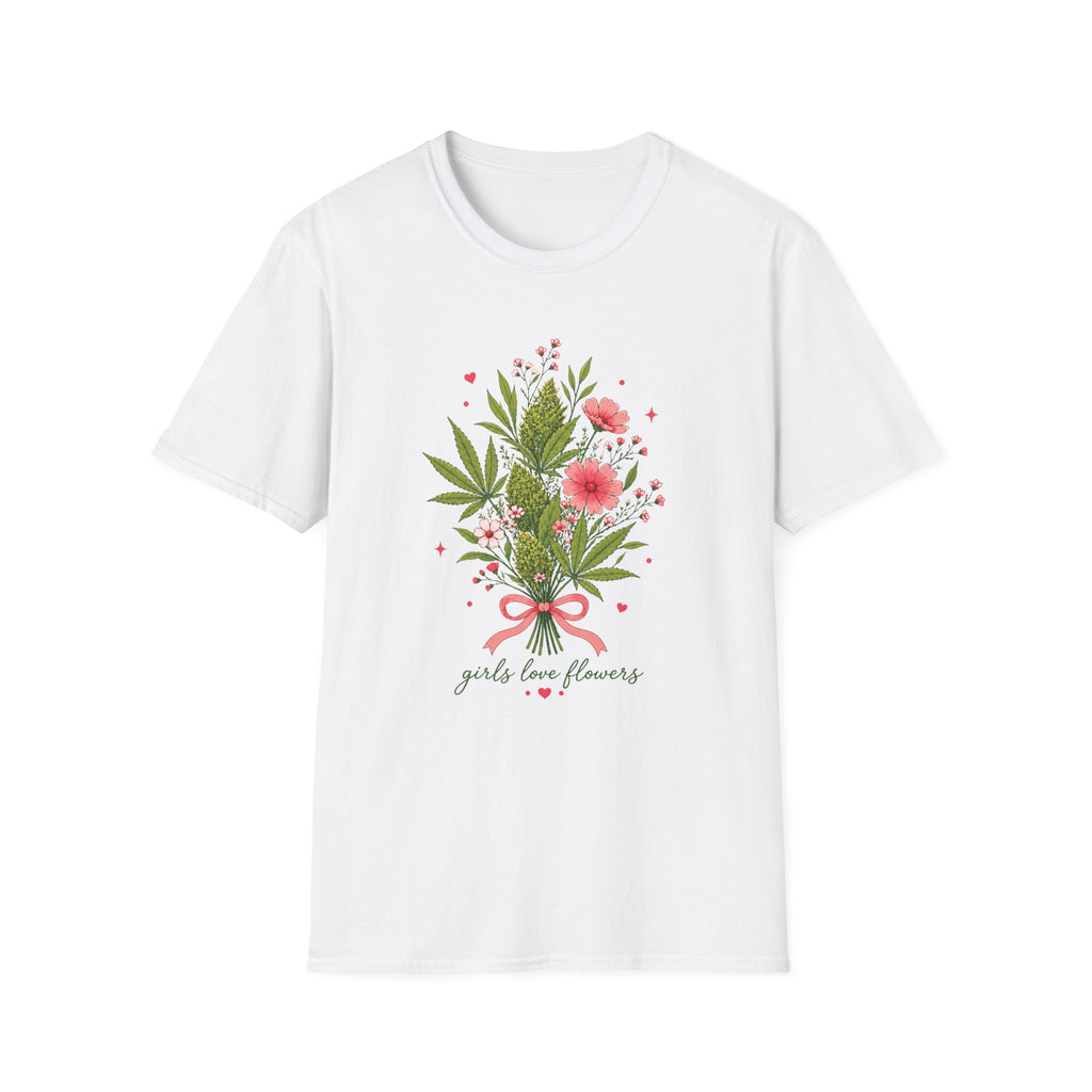 Girls Love Flowers T-Shirt