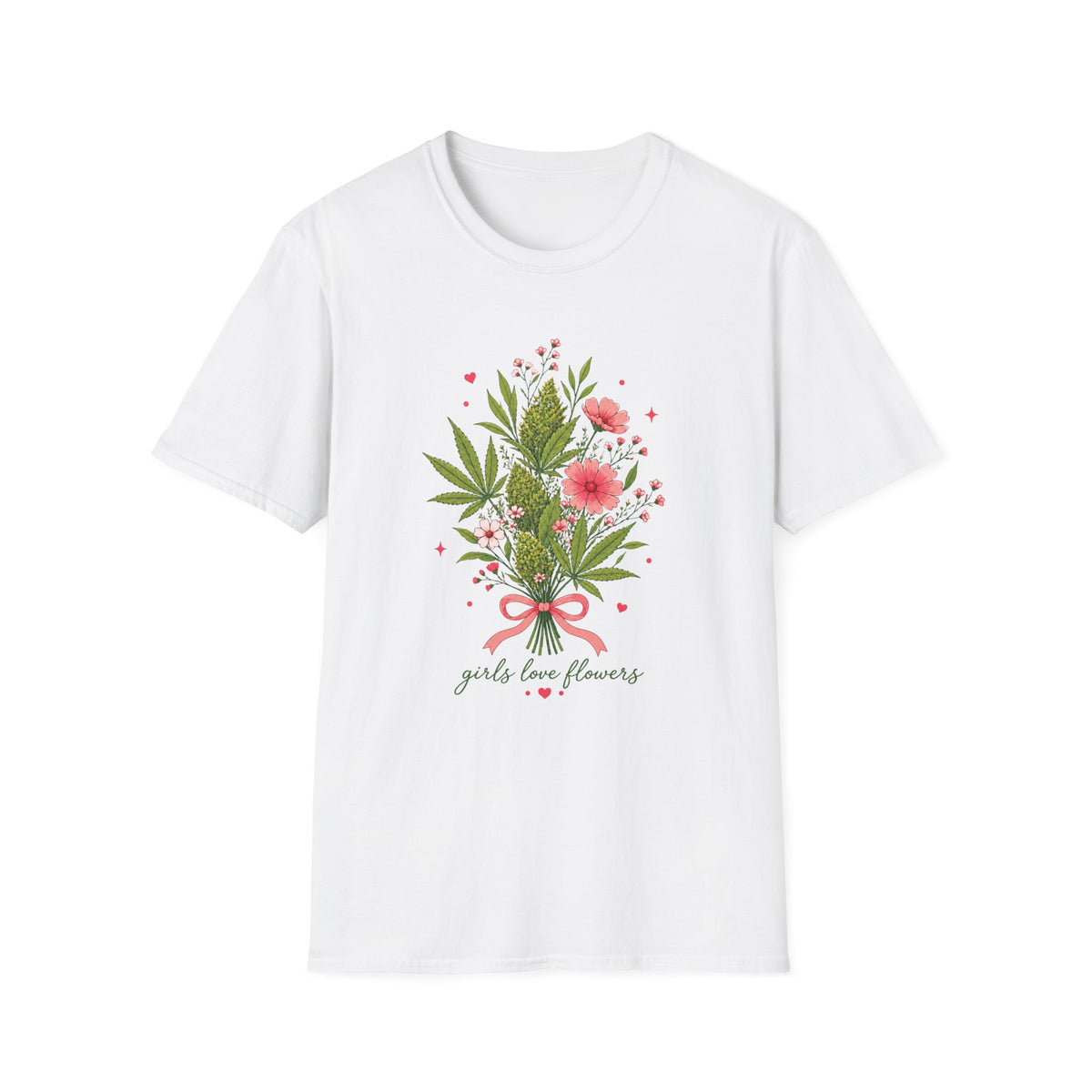 Girls Love Flowers T-Shirt